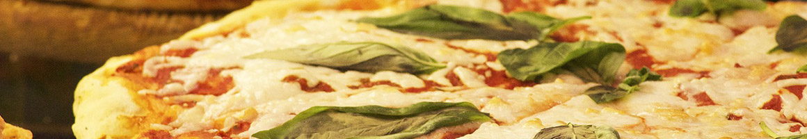 Eating Pizza at Bam Pizza Company restaurant in Portage, IN.